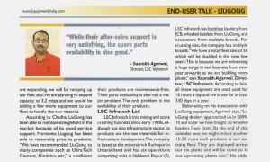 Equipment India Magazine Article for LSC Infratech Ltd