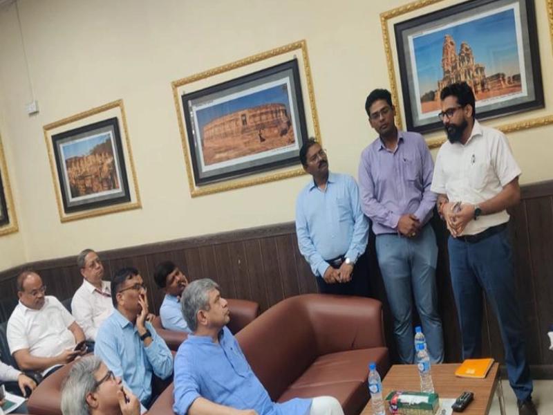 Erection and Fabrication Methodology Shared with Union Minister of Railways, Mr. Ashwani Vaishnaw