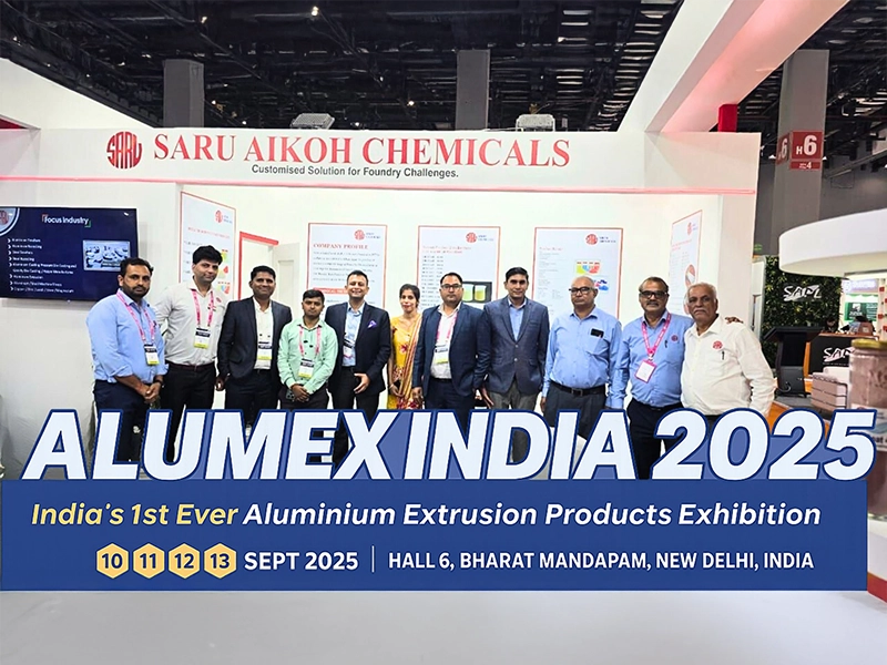 Saru Aikoh Chemicals Shines at ALUMEX™ India 2025 – Showcasing Innovation, Performance, and Sustainable Growth